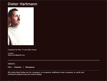 Tablet Screenshot of dieterhartmann.com